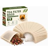 Disposable Tea Bags for Loose Leaf Tea, 70 Pack Empty Tea Bags (3.2 * 4in) | Tea Infuser Sachets ...