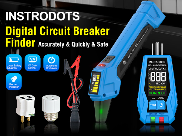 Circuit Breaker Finder Tool Kit with Accessories