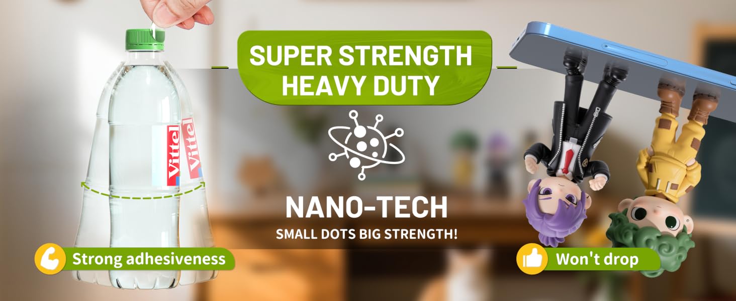 Super Strength Heavy Duty Won't drop Strong adhesiveness