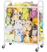 GRANNY SAYS Stuffed Animal Storage, Plushies Storage with Wheels, Stuffed Animal Zoo Storage Tube...