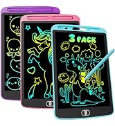 Electight LCD Writing Tablet, 3PCS 10 Inch Colorful Doodle Board Drawing Tablet, Eye Protection D...