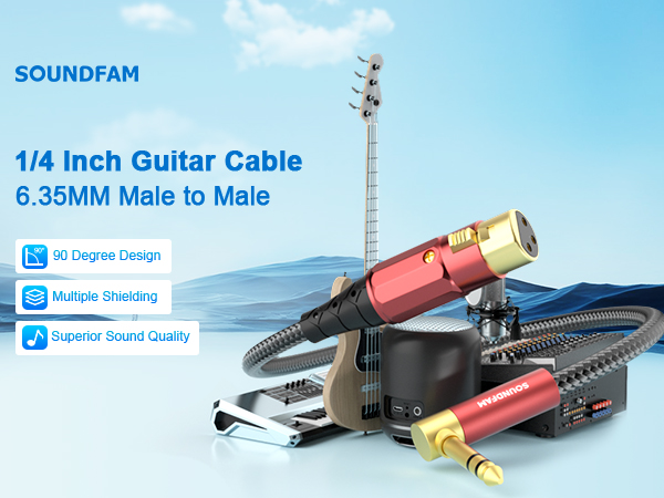 Angled 6.35 to XLR