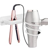 YUET Hair Dryer Holder Hairdryer Station Wall Mounted Shelf Bracket Straightener Stand Hanger Org...