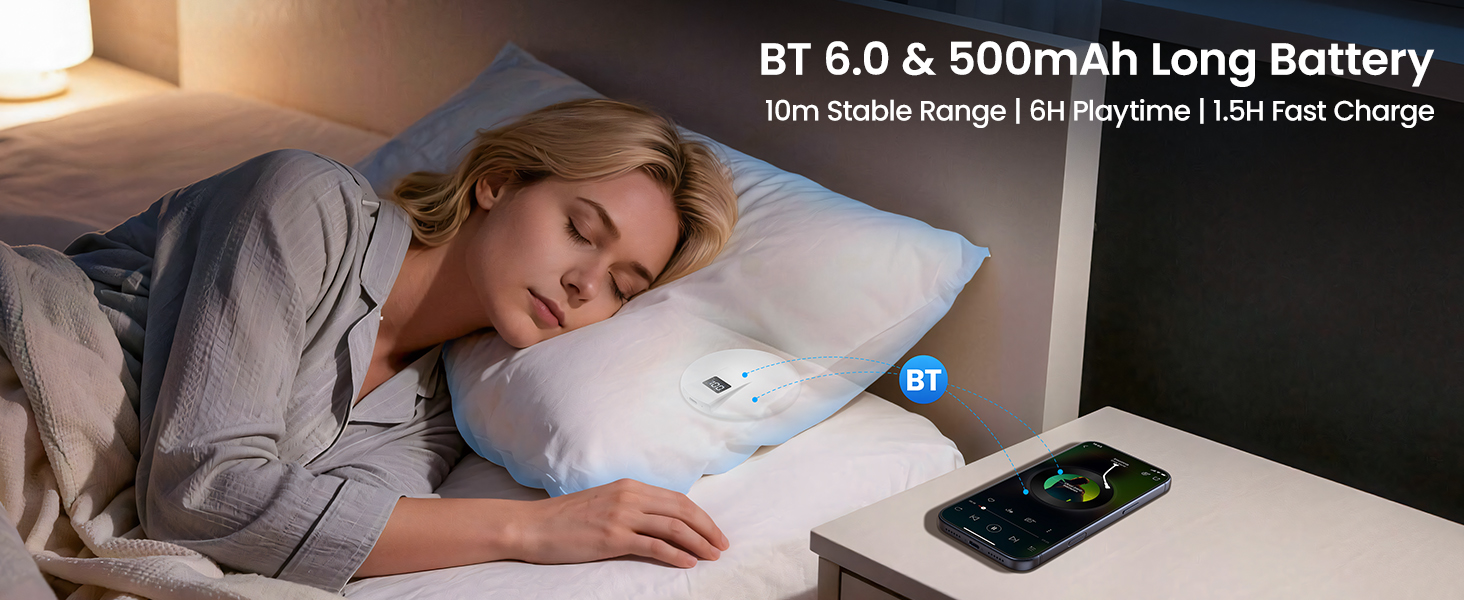 Side Sleeper Bluetooth Speaker
