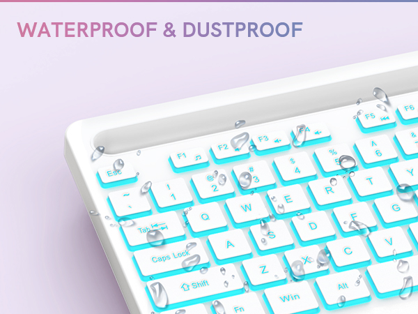 keyboard and mouse with palm rest