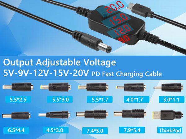 USB C to DC PD Adapter Cable