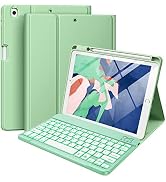 Hamile for iPad 9th/8th/7th Generation Case with Keyboard - Keyboard Case for iPad 10.2 Inch, Bac...