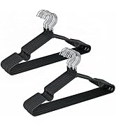 Amber Home 16" Non-Slip Rubber Coated Metal Suit Coat Hangers 20 Pack, Heavy Duty Clothes Hanger ...