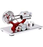 Sunnytech Hot Air Stirling Engine Motor Model Educational Toy Electricity Generator Colorful LED ...