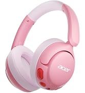 acer Kids Bluetooth Headphones, 85dB Volume Limiter, Foldable Wireless Over-Ear Headphones for iP...