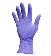 nitrile gloves disposable indigo thick purple latex free powder free puncture resistant durable