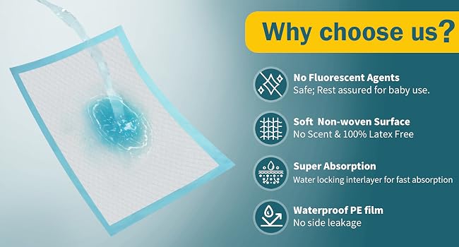 Extra large dog pads that are ultra absorbent, put an end to clean up.
