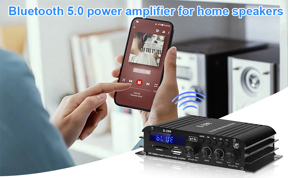 Bluetooth HiFi Audio Amplifier