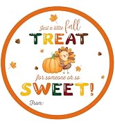 Alynta Fall Gift Tags Stickers - Fall Autumn Stickers 2 Inch 60PCS Thank You Sticker Maple Leaf P...