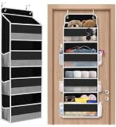 SpaceHacks 1 Pack Over The Door Organizer, Hanging Storage Organizer with Clear Window, 40lb Ultr...