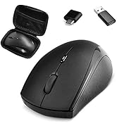 Huifen Type C Wireless Mouse, USB C Gaming Wireless Mice 2.4G Silent Ergonomic with 3 DPI Levels ...