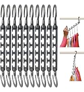 Wonder Hanger Max 10-Pack Space Saving Hangers, Reinforced Hooks Swivels 360°, Cascading Hanger, ...