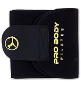 ProBody Pilates Sweat Band for Women and Men, Sweat Waist Trimmer Belt for High-Intensity Trainin...