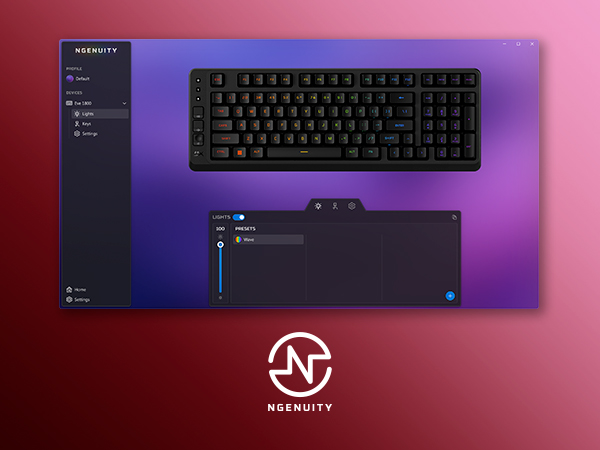 Customization with HyperX NGENUITY Software