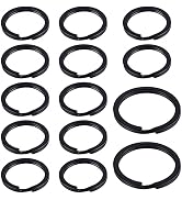Pawfly Flat Key Rings System Split Keychain Ring for Home Car Keys Organization Attachment, 14 Pi...