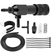 Espusta Manual Boost Controller Kit, 1-30 PSI Car Turbo Boost Controller, Aluminum Alloy Adjustab...