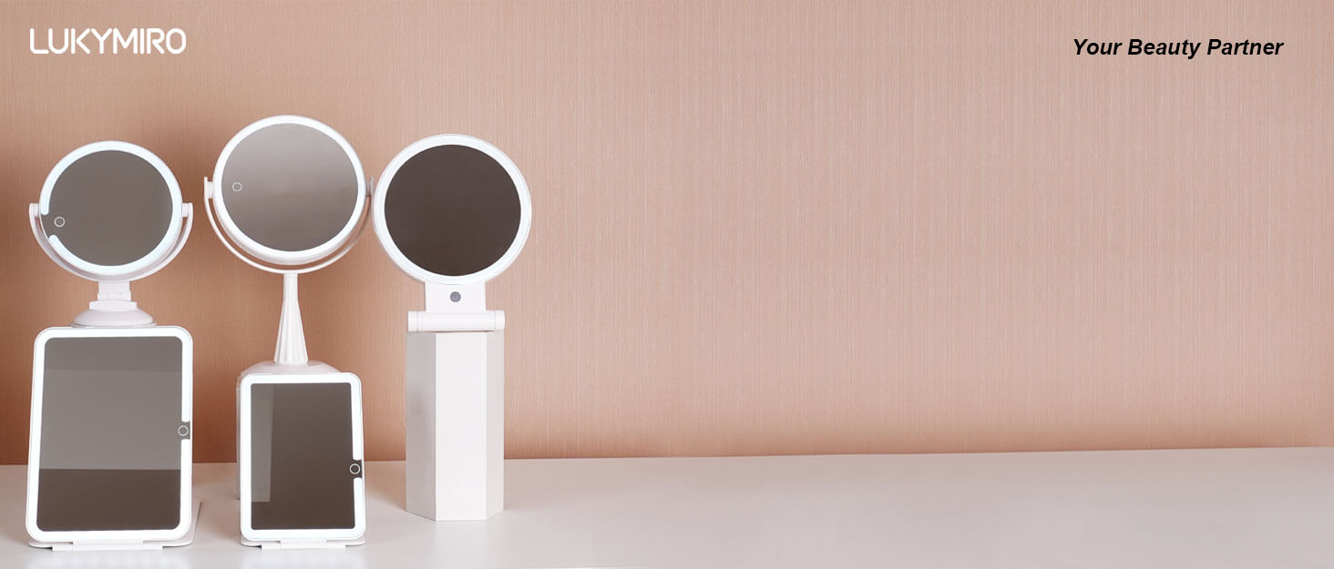 LUKYMIRO makeup mirrors with lights