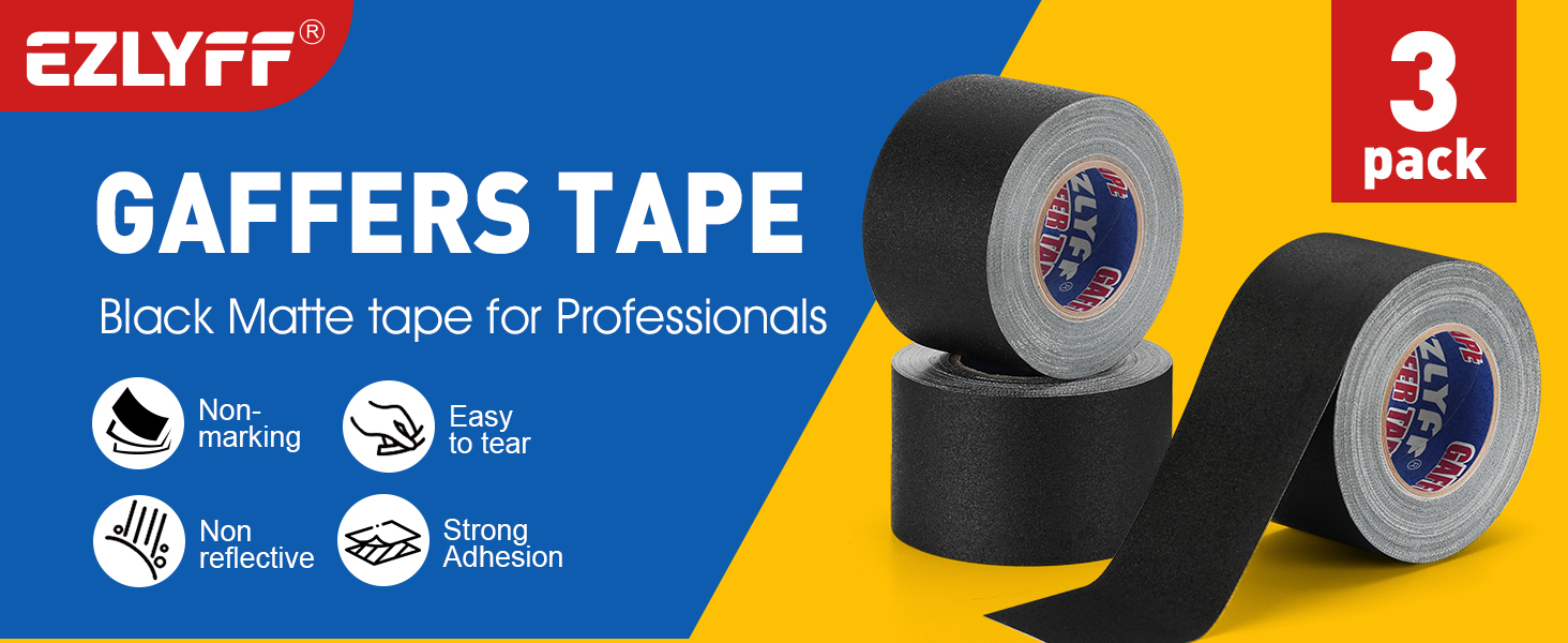 black gaffers tape