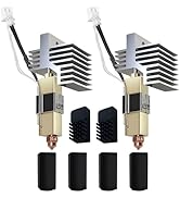 Upgraded 2Pcs Copper Centauri Carbon Hotend Kit with 0.4MM/0.6MM Copper-Steel Nozzle for Elegoo C...