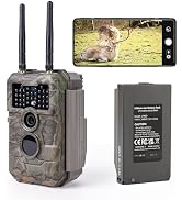 GardePro E6 2.0 Pro WiFi Trail Camera (Non-Cellular), Dual Antennas, Stable Connection, 4K Video,...