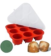 Wilewir 9-Cavity Silicone Frozen Dog Treat Mold with Lid for Woof Pupsicle & Power Chewer Pupsicl...