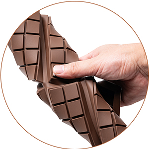 Chocolate Bar Mold Deep, 4Pcs Thick Chocolate Bar Mold Silicone, Stuffed Candy Bar Mold