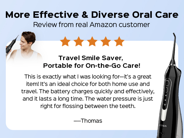 Selección de dientes dentales Flosser de agua Keep your teeth clean