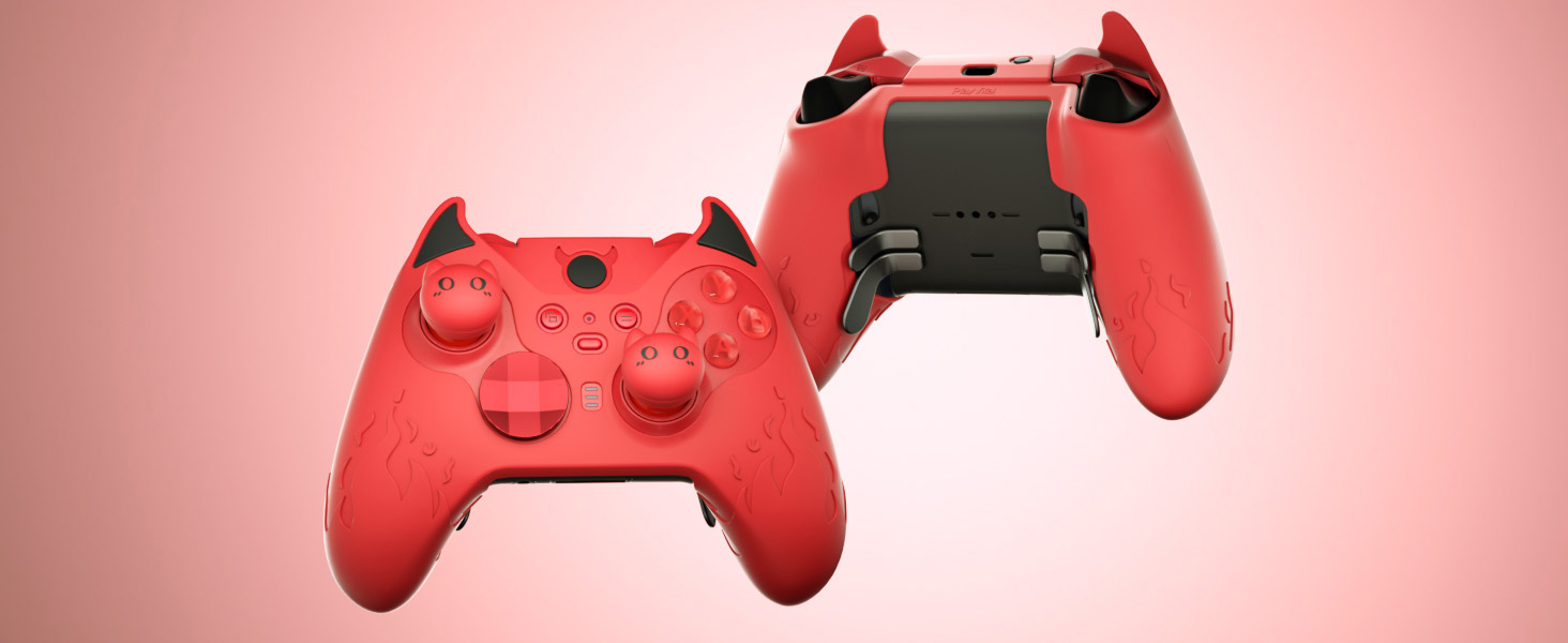 Kawaii Anti-Slip Controller Skin Grip Protector for Xbox Core Wireless Controller with Thumb Grips
