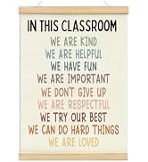 KDHTY Boho Classroom Decor for Teacher,Cute Neutral Classroom Must Haves Wall Decor,Daily Affirma...