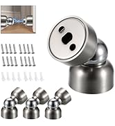 Hoowen 4PCS Magnetic Door Stoppers, Powerful Mini Doorstop Heavy Duty Door Holder with Screws, St...