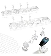 BQAN Acrylic Nail Stand for Press On Practice Display – Non-Magnetic Cat Eye Nail Holder with Dou...