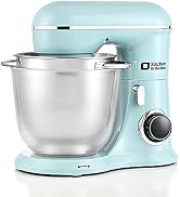 Kitchen in the box Stand Mixer, 4.5QT+5QT Two bowls Electric Food Mixer, 10 Speeds 3-IN-1 Kitchen...