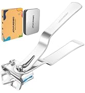 Nail Clippers for Seniors, 360 Degree Rotary Fingernail and Toenail Clippers with Long Handle Ult...