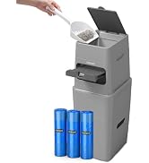 Neakasa PooGuard Plus Cat Litter Trash Can, 11.2L Odor-Control Litter Disposal Bin, Includes 1-Ye...