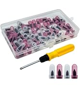Sonku 60PCS Tire Plug Kit with Screwdriver, Tire Repair Rubber Nail Kit, Car Tire Repair Kit Self...