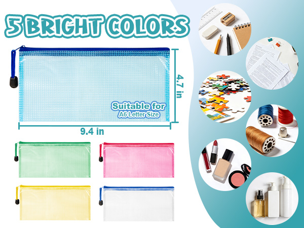 storage pouches mesh bag mesh bags zipper bags for organizing