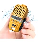 INFURTURE Clip on Bluetooth Speaker with RGB/Flashlight, Wearable Waterproof Bluetooth Speaker (N...