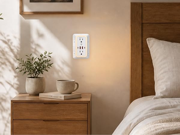 wall outlet surge protector with usb ports plug extension outlet multiple outlet wall plug