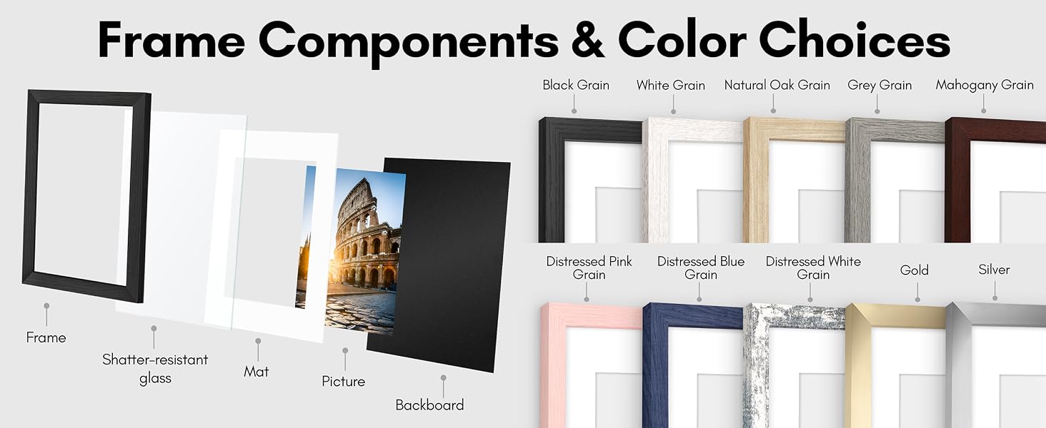 Frame Components and Color Choices