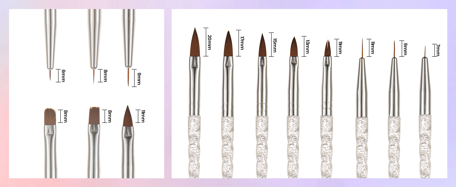 Nail Art Brushes 31pcs