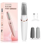 ZABOUL Electric Foot Callus Remover Rechargeable Portable Electric Foot File Pedicure Tool Kit, S...