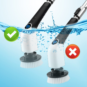 electric bathroom cleaning scrubber