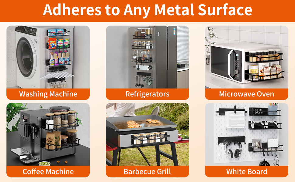 Magnetic Spice Racks