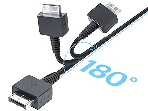 Upgraded PS Vita Charger Cable, Playstation Vita Charging Cable PSV 1000 USB Data & Power Charger