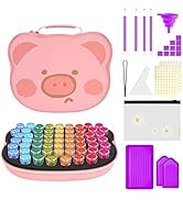 ZORETCO Diamond Painting Storage Containers,60 Slots Diamond Painting Kits,5D Diamond Painting Ac...